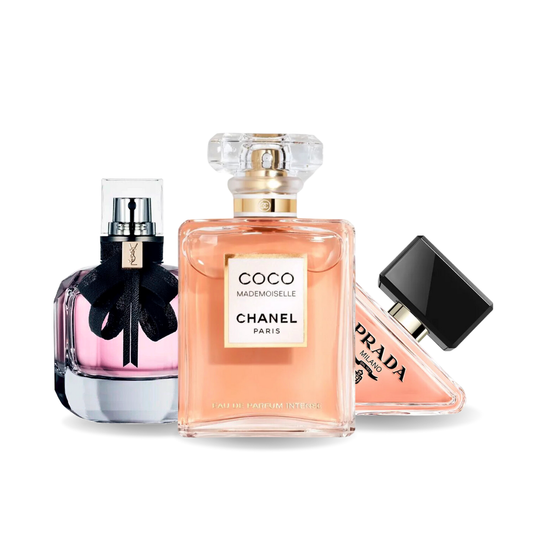 Promo balíček 3 parfémov: Prada PARADOXE, COCO MADEMOISELLE a MON PARIS 100 ml.