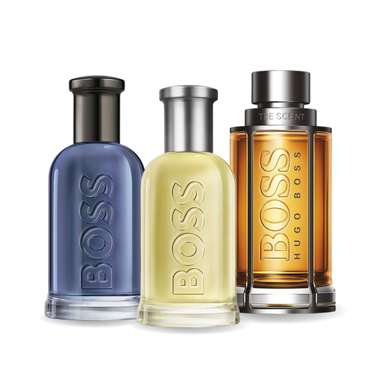 Promo balíček 3 parfémov: BOSS BOTTLED, BOSS THE SCENT a BOSS BOTTLED INFINITE 100 ml.